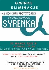 42. Konkurs Recytatorski Warszawska Syrenka
